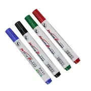 4 Color Whiteboard Marker Pens White Board Dry-Erase Marker Fine 2mm Nib F