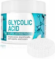 Glycolic Acid Pads - Cleansing Pads - Face Wipes With Vitamins B5, C & E - Face Exfoliator Pad Face Pads Toner Pads - Exfoliating Pads for Skin Repair Treat Acne Reduce Blackheads 50pcs