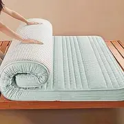 Japanese Foldable Mattress, Japanese Futon Mattress, Portable Mattress, Thick Latex Mattress, Suitable for Camping, Bunk Beds, Dormitories