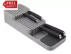 Joseph Joseph Drawerstore Compact Knife Organiser, Grey