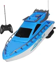 Milisten 1 Set Speedboat Remote Control Racing Boat for Suitable for Pools Lakes High Efficiency Water Plaything Random Design
