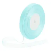 100 Yards Organza Ribbon 5/8" Light Blue Chiffon Ribbon for Flower Decoration