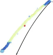 FUTUREORYY Fishing Pole Cat Toys Christmas Cat Holiday Plush Pet Toys Fuzzy Interactive
