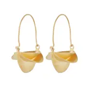 Cairo Earrings in Sterling Silver with Matt Finish - Stylish Sterling Silver Jewellery in Australia
