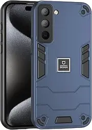 Compatible with Tecno Pop 5 Pro Case,Compatible with Tecno Pop 5 Pro 4G BD4j BD4h Hard PC+TPU 2 in 1 Shockproof Camera Protection Case Cover Blue