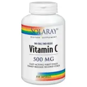 Vitamin C 500 mg 250 Caps By Solaray