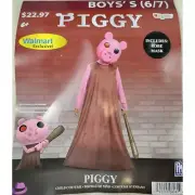 Boys 6 to 7 Five Nights at Freddys Piggy Robe and Mask Set Halloween Costume