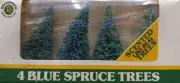 Bachmann 49-2374 All Scale Scented Blue Spruce Trees (Box of 4)