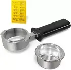 OEM Gaggia Bottomless Portafilter 58Mm - Authentic Italian Portafilter with 3 Cu