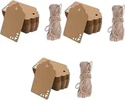 150 Pcs Labels Blank Tags Jewelry Tags Cloth Tags Hanging Tags Kraft Paper