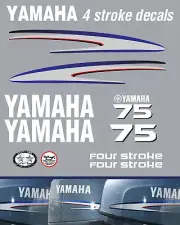 YAMAHA 75hp 4 stroke outboard decals