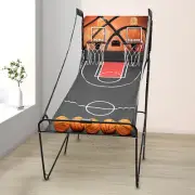 Indoor Basketball Arcade Game Double Electronic Hoops shot 2 Player W/ 5 Balls