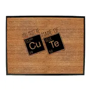 You Must Be Made Of Cute - Funny Novelty Doormat Man Cave Floor mat