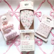 LOVESHACKFANCY X Goody Wet Brush Paddle Hair Claw Clip Ties Rosa Beaux