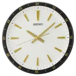 SEIKO 精工 辦公室商務風 滑動式秒針靜音掛鐘 時鐘 QXA802G_SK045