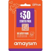 Amaysim Prepaid $30 Starter SIM Card