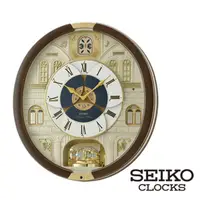 在飛比找momo購物網優惠-【SEIKO 精工】歐洲風情Hi-Fi音樂掛鐘QXM371B