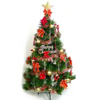 在飛比找momo購物網優惠-【摩達客】台灣製-6尺/6呎-180cm特級綠松針葉聖誕樹(