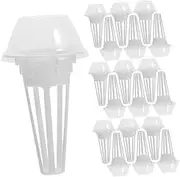 Milisten Indoor Garden Kit 30 Jar Sprouting Sets Trays Hydroponic Supply for Plant Germination Micro Mason Jar Sprouter Lids