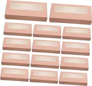 Healeved 20pcs Boxes Empty Lash Boxes Press on Packaging for Nails Glitter Paper False Eyelash Packaging Cases Eyelash Boxes Empty