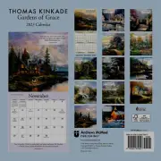 Thomas Kinkade Gardens of Grace with Scripture 2023 Wall Calendar FAST DELIVERY