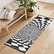 Joisal Long Runner, Large Kitchen Mats for Floor, Kitchen Runner Rugs Non Skid Washable, Funny Vortex Mats for Kitchen