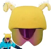 Helmet Cover for Snowboard - Skateboard Helmet Windproof Case | Creative Elastic Skiing Accessory for Kids, Teens, Adults, Child
