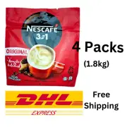 4 Packs NESCAFE 3 in 1 Blend & Brew Original Instant Coffee DHL Express