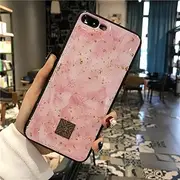 Chic Ginkgo Biloba Gold Foil Silicons Case for iPhone 11 Pro Xs Max X XR 6 6s 7 8 Plus SE Glitter Style Soft Cover Cases,D10,for iPhone 7 8