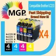 16x Generic LC233 ink for Brother MFC-J5320DW MFC-J5720DW DCP-J4120DW