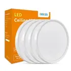 4 Pack 12 Inch Ultra-Slim Low Profile LED Ceiling Light, 3 Color Selectable R...