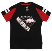 Gen2 NCAA Youth Girl's Arkansas Razorbacks Bejeweled Banded Bottom Tee