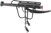 NULYLU 1 Set Bike Rack Sports Sandbags Canvas Sandbags Bracket Bicycle Sand Sandbags Rear Wheel Bicycle Rack Elastic Headband Sports Equipment Sandbags Wrist Sandbags Black Aluminum Alloy