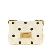 [VALENTINO GARAVANI] VALENTINO GARAVANI Plus de pois fabric small 'Quiltie 67' bag Woman One Size One Size White
