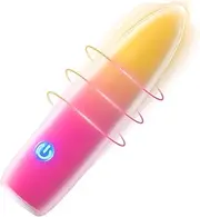 Mini Bullet Adult Female Sex Toys, Small G-spot Clitorisr Nipple Sex Stimulator with 10 Vibration Modes, Safe Silicone Pocket Finger Massager for Couples
