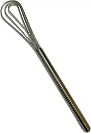 rattleware 11" Flat Whisk, Stainless Steel, Silicon Coated Tines, 22211