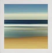 Frame Company Watson Range Sea Stripes II by Katherin Gendreau, Photo Frame - 12 x 12 Inches, White