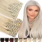 CLEARANCE Double Weft Human Hair Seamless Clip in Remy Hair Extensions Full Head