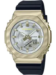 Casio GM-S2100BC-1AER Silver Dial Black Plastic Womens Watch