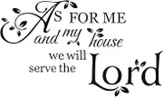 HOODANCOS Wall Decal Sticker Removable PVC Bible Verse Art for Home Decoration and Easy to Apply Smooth Surfaces Inspirational Christian Quote for Living and Nursery