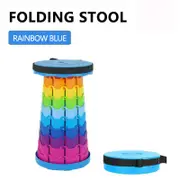 OZNALA Retractable Folding Stool Camping Height Adjustable Collapsible Telescoping Stool