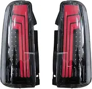 Car LED Tail Light Brake Light Turn Signal Lamp Compatible With SUZUKI JIMNY SN413 HARD TOP 1998 1999 2000 2001 2002-2012 2013 2014-2017(Red Cover only)