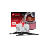 Sakura Front Wiper Blades & Filter Service Kit for Toyota Hilux LN167 LN172