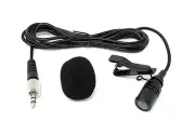 Lavalier Lapel Stereo Mic for Sennheiser Wireless w/ Metal Mic & Clip