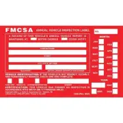 Jj Keller Vehicle Inspection Decal, Carbonless, 1 Plies, 10 PK 1340