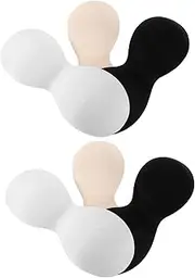 [CALLARON] Soft Polyester Bra Cups Replacement Pads Removable Chest Inserts for Sports Bra 8 Shaped Massage 6 Pairs