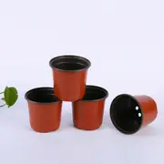 100x Plastic Plant Flower Pots Nursery Seedlings Pot Breathable Container Garden