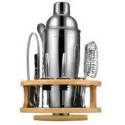 Ozoffer 10Pcs Cocktail Shaker Set Mixer Martini Spirits Maker Bar Strainer Bartender Kit