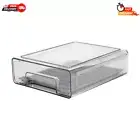 Small Fridge Drawer Removable Inner Tray Stackable Freezer Safe BPA Free - Clear