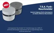 Thitronik 105754 T.S.A Compact Wireless Smoke Detector Gray - 1 Piece